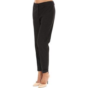 Fabiana Filippi Wool Pants Side Brass Inserts